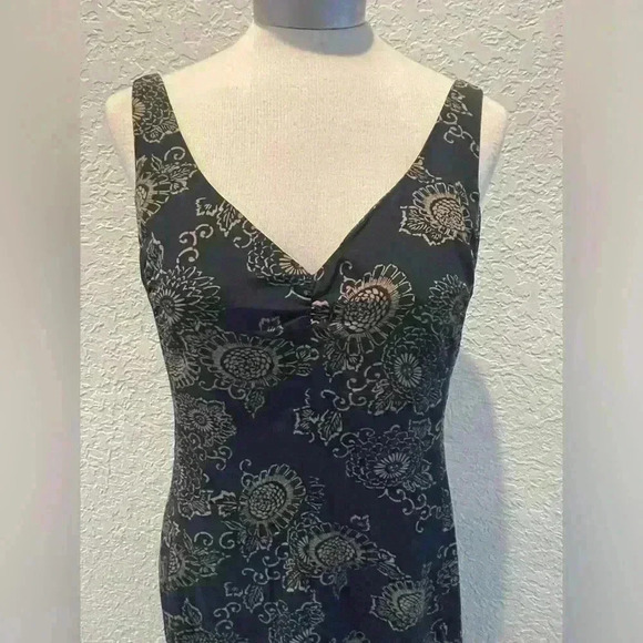 J. Crew silk navy floral dress size 8 - Picture 5 of 9